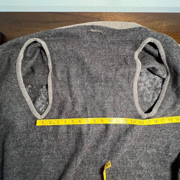 Oversized Shrug Forest Fairy Nature Granola Wool Layered Brown Lagenlook Cottage - Picture 9 of 10